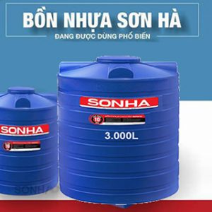 BỒN NHỰA 3000 LÍT SƠN HÀ NGANG