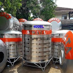 BỐN NƯỚC INOX 4000L ĐỨNG HWATA