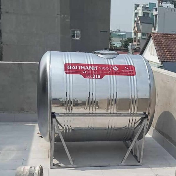 Bồn Inox 316 Đại Thành 1500L nằm