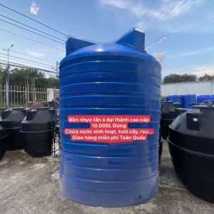 Bồn Nhựa Đại Thành 10m3 đứng Gold
