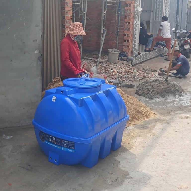 Bồn Nhựa Đại Thành 300L ngang Gold