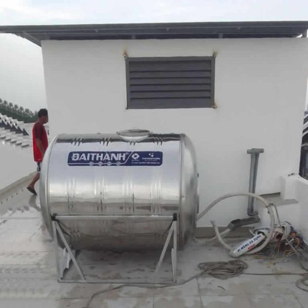 Bồn inox Đại Thành 1.500 lít nằm