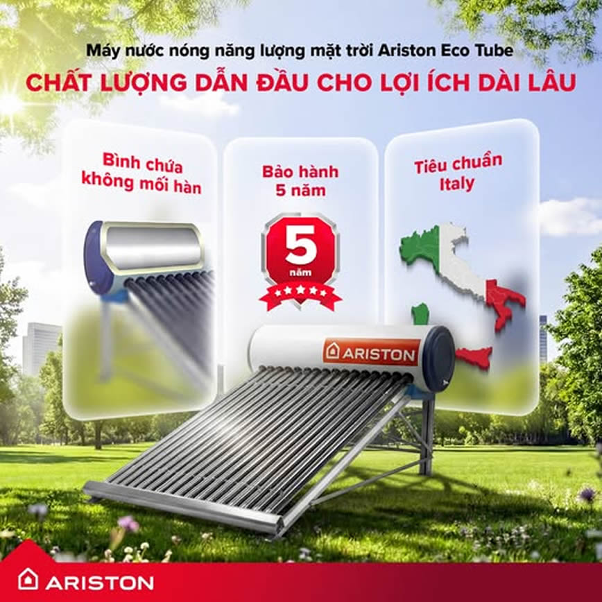 Máy Nước Nóng Năng Lượng Mặt Trời Ariston ECO2