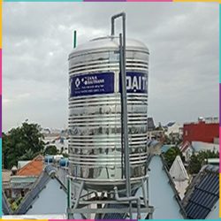 BỒN NƯỚC INOX ĐẠI THÀNH 700L ĐỨNG