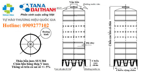 bon nuoc dai thanh 700l dung