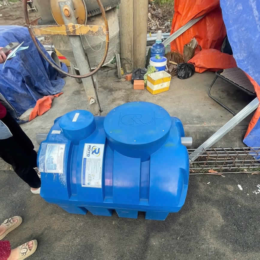 Bể tự hoại ROTO 500 lít ngang