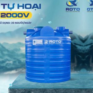 Bồn tự hoại RoTo 2000L đứng
