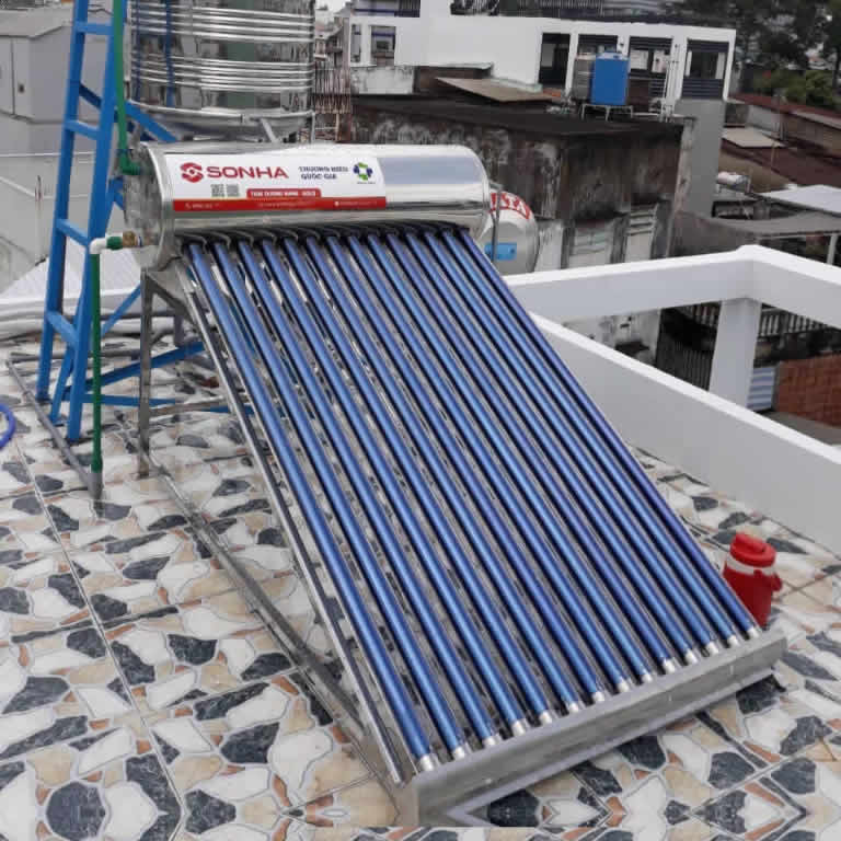 Máy nước nóng năng lượng mặt trời Thái Dương Năng 140 lít GOLD