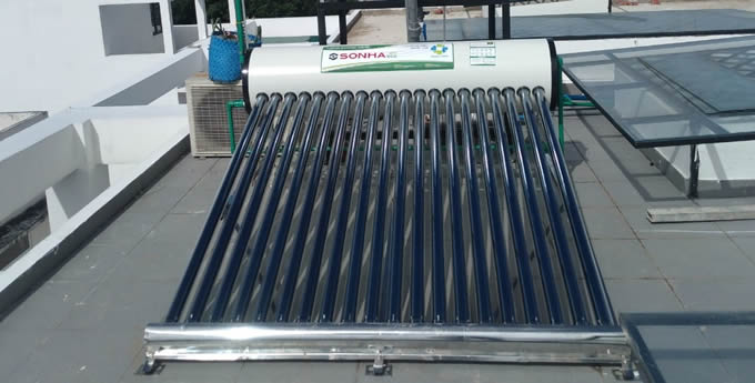 Máy nước nóng mặt trời Thái Dương Năng 180l Eco