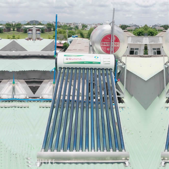 Máy nước nóng mặt trời Thái Dương Năng 140l Eco