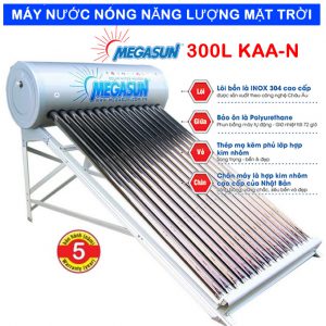 Máy nước nóng năng lượng mặt trời Megasun 300l KAA-N