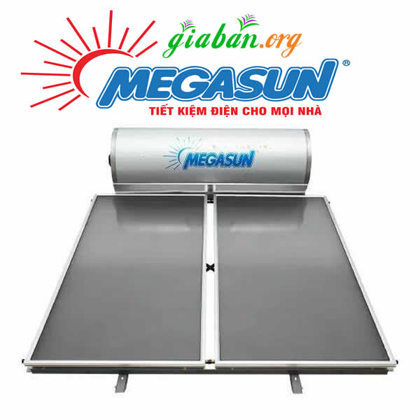 Máy nước nóng năng lượng mặt trời Megasun 300L tấm kính