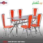 bàn ghế inox GX26