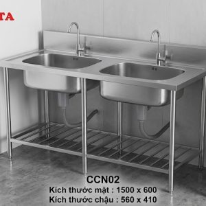 Chậu rửa công nghiệp Hwata CCN02
