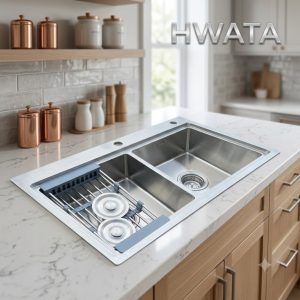 Chậu Rửa Chén Inox Hwata BDV2