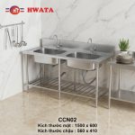 Chậu rửa công nghiệp Hwata CCN02