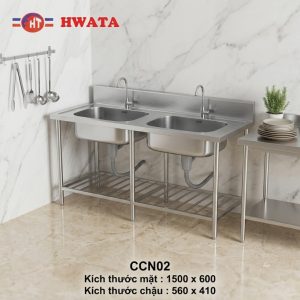 Chậu rửa công nghiệp Hwata CCN02