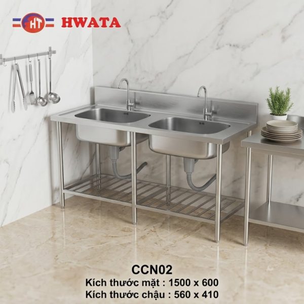 Chậu rửa công nghiệp Hwata CCN02
