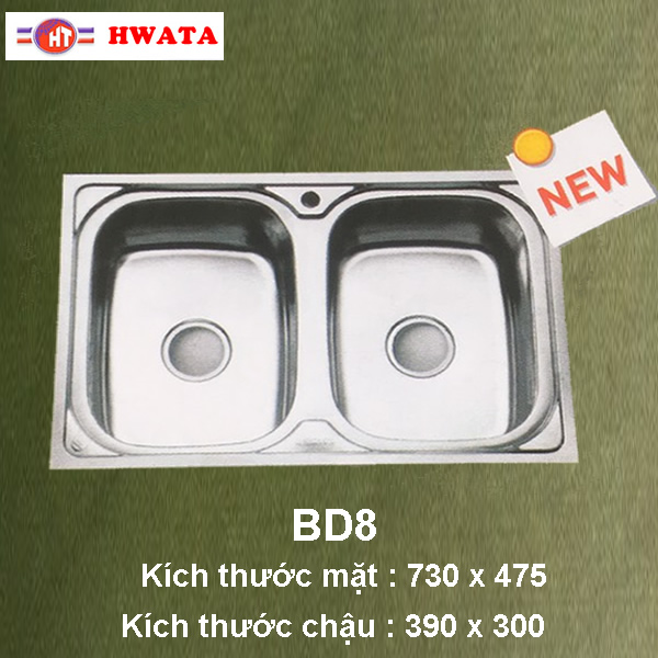 Chậu Rửa Chén Inox 304 Hwata BD8