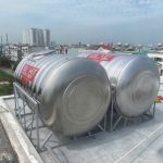 Bồn Inox Đại Việt 1500L ngang