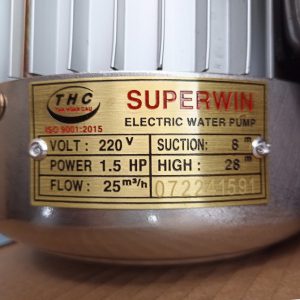 TSKT máy bơm Super Win SP-1100 1.5Hp