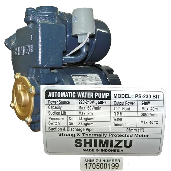 máy bơm nước Shimizu PS 230bit