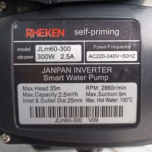 TSKT Máy bơm đầy cao 300W RHEKEN RJm60-300