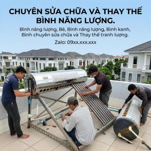 Dịch vu Sửa máy nước nóng năng lượng mặt trời