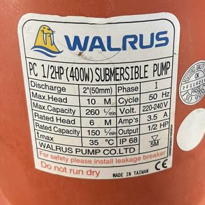 Máy bơm nước Walrus PC 400w