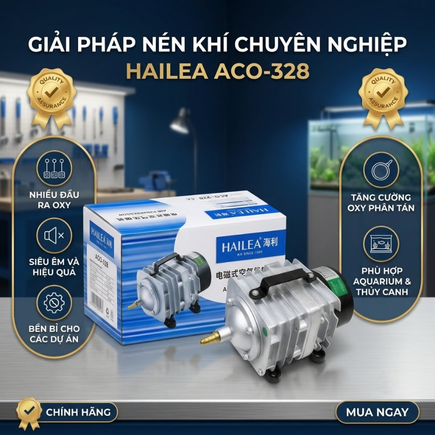 Máy Sủi Oxy HAILEA ACO-328 (60w)