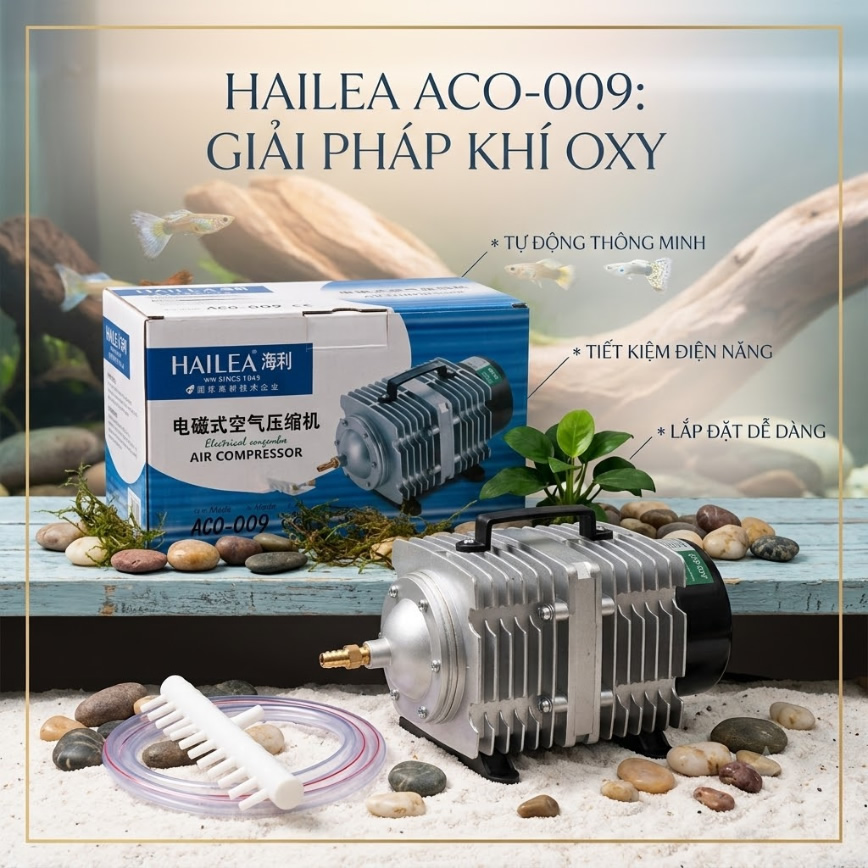 Máy Sủi Oxy HAILEA ACO-009 (120W)