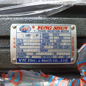 Motor VTC 2.2Kw 220V tua 2.800