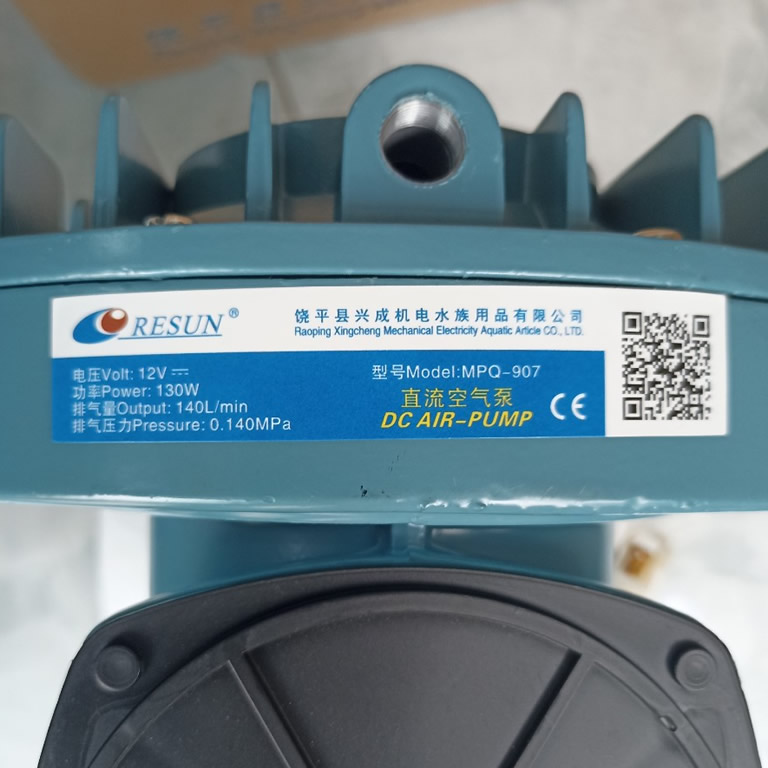 Thông số kỷ thuật Máy thổi Oxy Resun MPQ 907