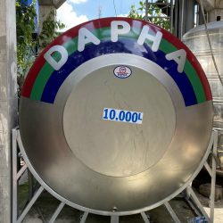 BỒN INOX DAPHA R 10.000L NGANG