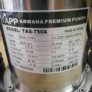 TSKT máy bơm nước thải 1HP APP TAS-750A