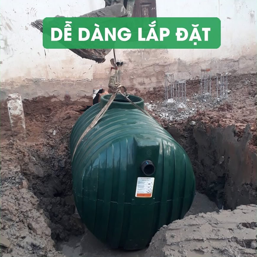 Bồn tự hoại Sơn Hà 1800L